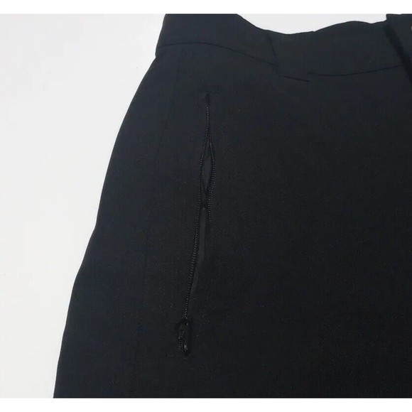 Fire and Ice Womens Sz Small Black Lined Ski Pants RN54198 Zip Pocket Nylon Snow - Picture 7 of 14